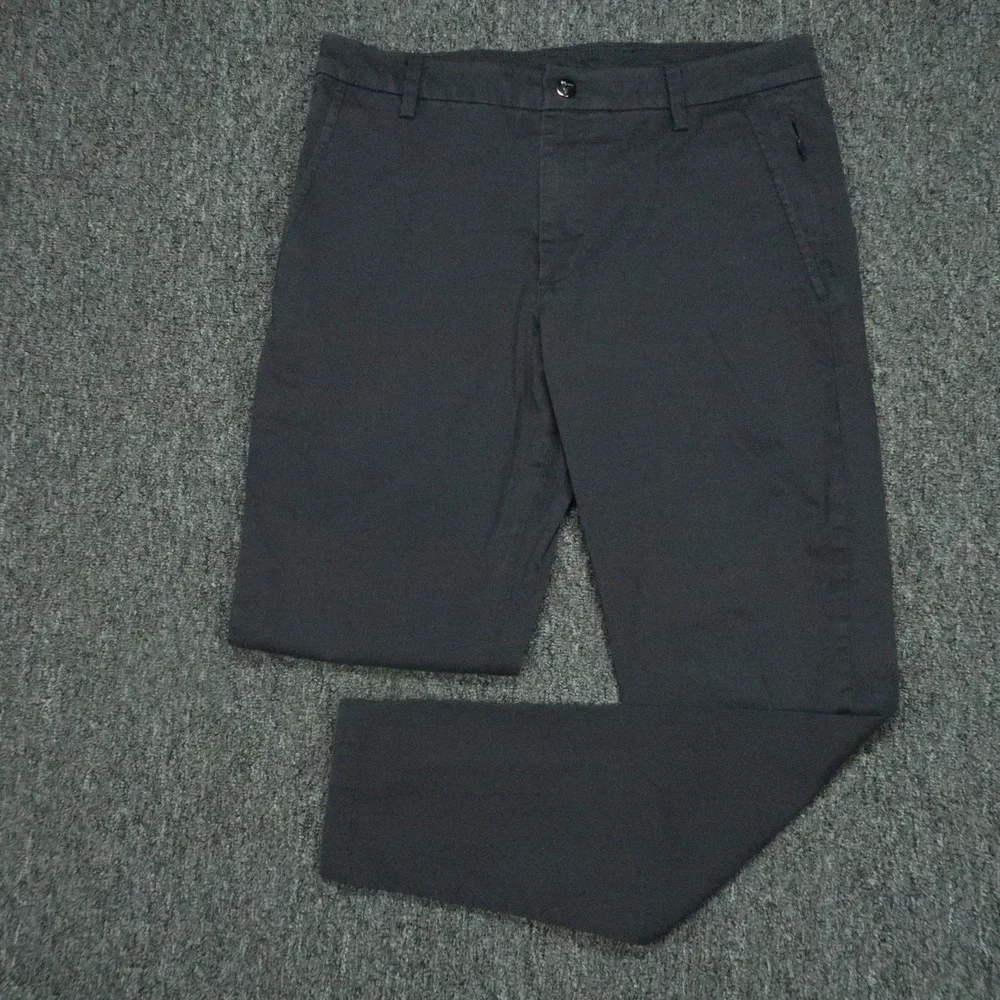 Birddogs Pants Mens‎ 32x30 Dark Gray Stretch Khakis Zip Pockets Trouser